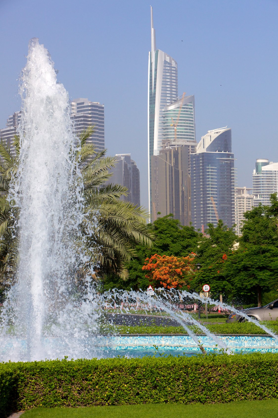 Fountain and Almas Tower